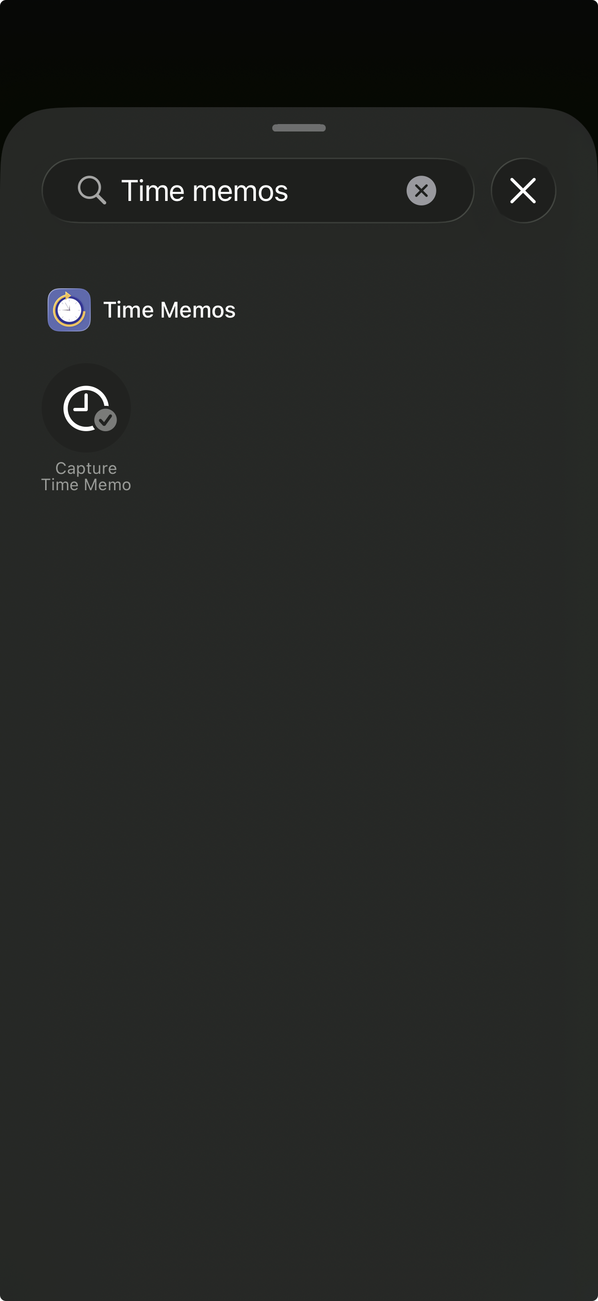 Adding Time Memos control from the control gallery